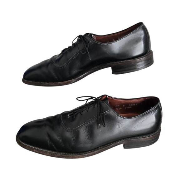 Allen Edmonds Belgium Shoes Mens Size 8.5B Vintage Oxford Shoes Black USA Made main image 7